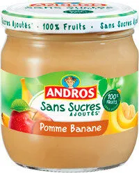 Compotes Pomme Banane Sans Sucres Ajoutés