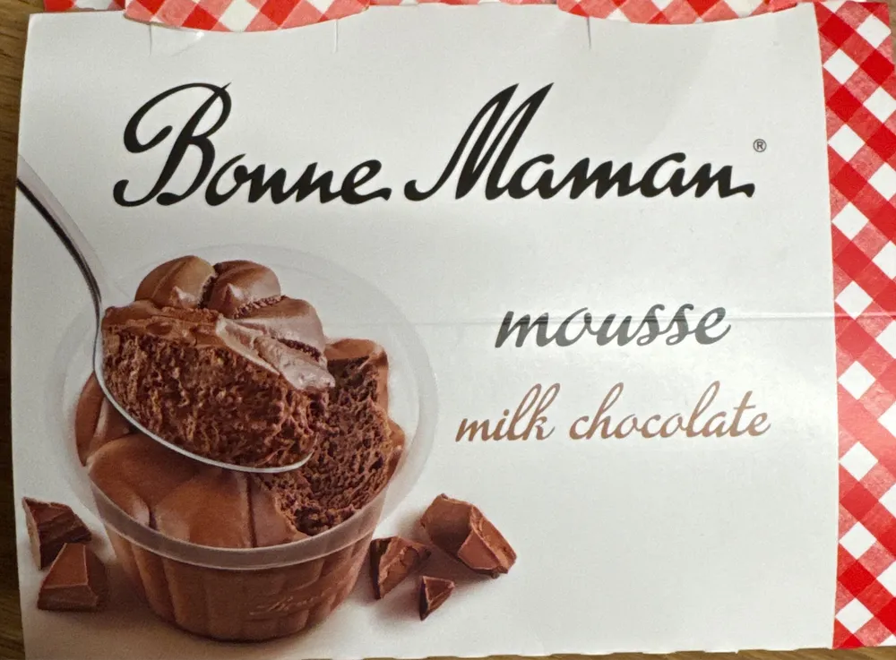 Chocolate Mousse with Whole Milk 4 x