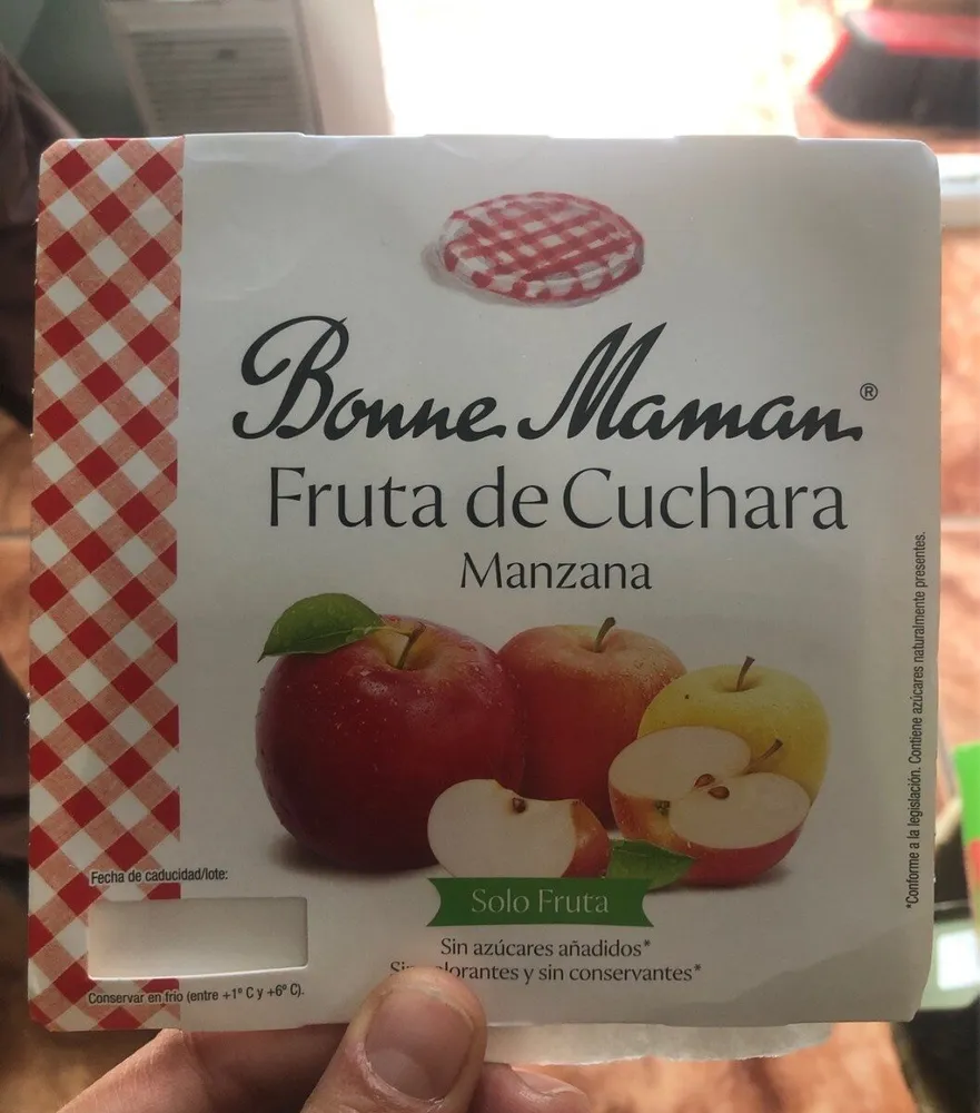 Fruta de cuchara manzana