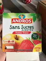 Compotes pomme fraise