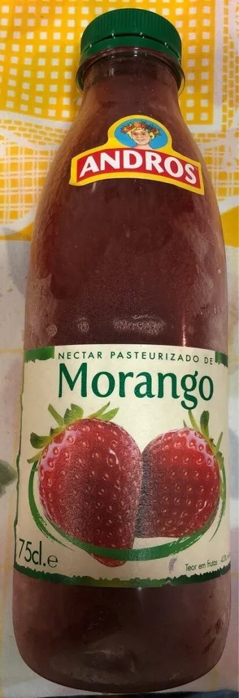 Nectar pasteurizado de morango