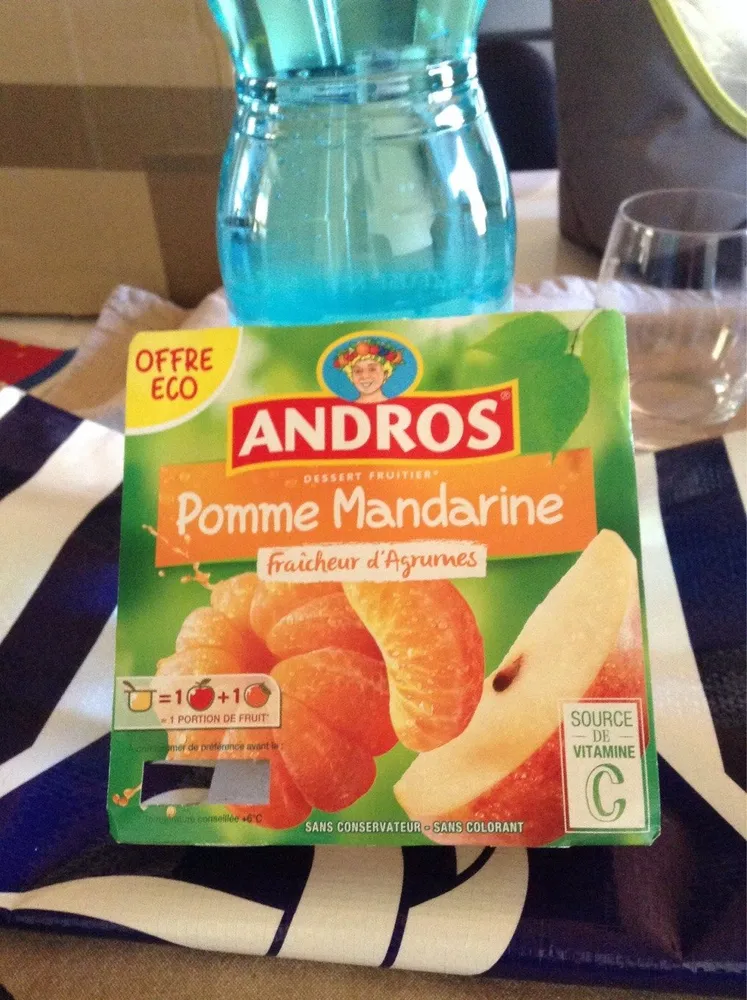 Compote pomme mandarine