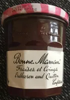 Confiture fraises et coings