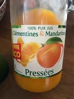 100 % pur jus clémentines & mandarines pressées