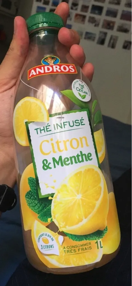 Andros Thé Citron & Menthe