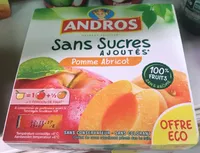 Compote pomme abricot sans sucres ajoutés