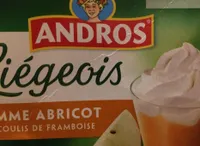 Desserts Liégeois pomme abricot