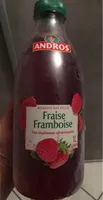 Boisson fraise framboise