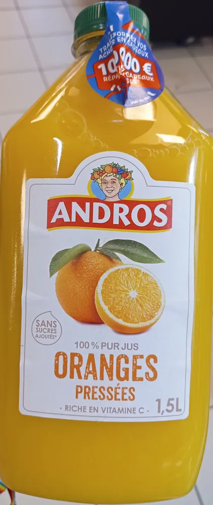 Oranges pressées 100% pur jus