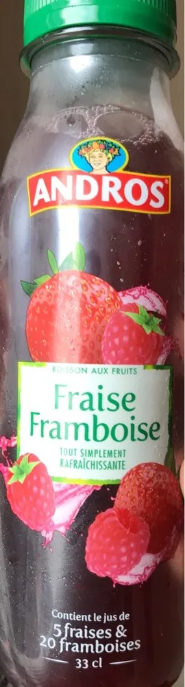 Boisson aux fruit fraise framboise