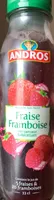 Boisson aux fruit fraise framboise