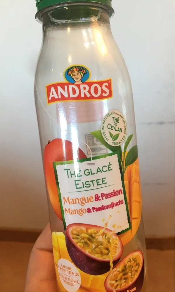 The glacé Eistee mangue & passion