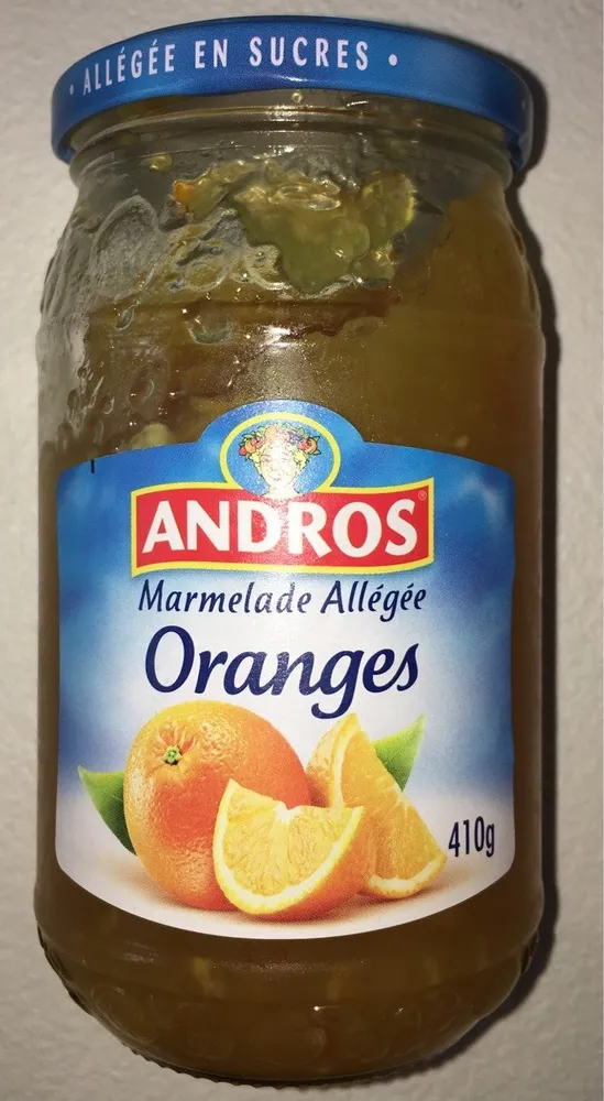 Marmelade allégée Oranges