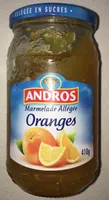 Marmelade allégée Oranges