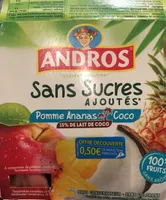Dessert fruitier pomme ananas coco