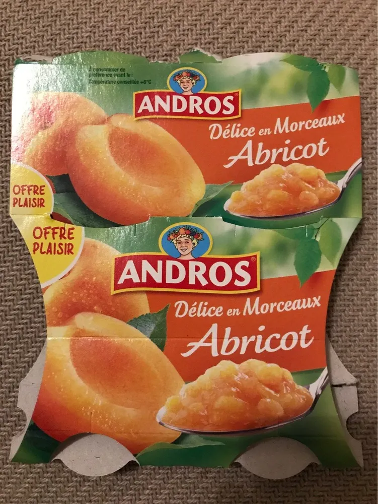 Delice en morceau d’abricot
