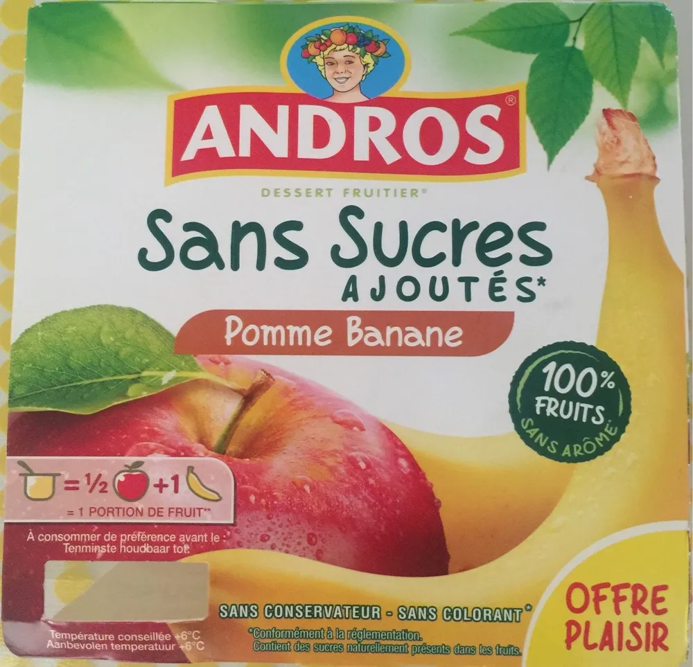 Dessert frutier Pomme Banane