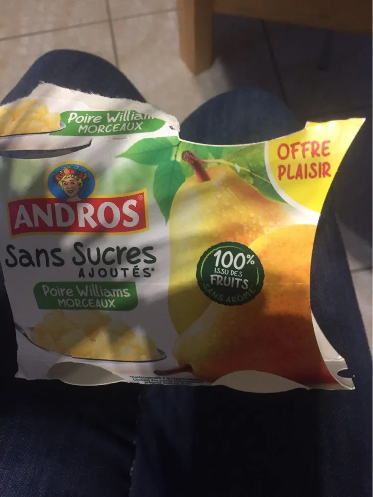 Poire Williams morceaux