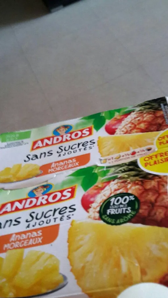Ananas morceaux