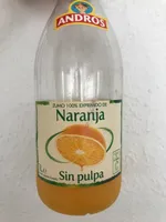 Jus orange sans pulpe