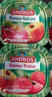 Dessert de pommes et de fraises