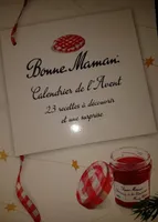 Calendrier de l'avent confitures Bonne Maman