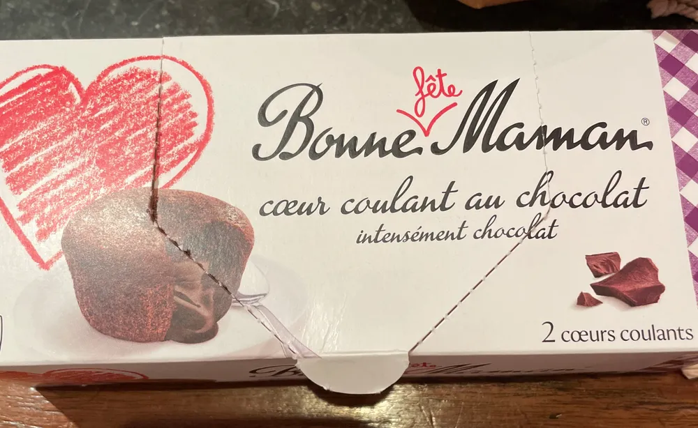 Coeur coulant au chocolat🍫