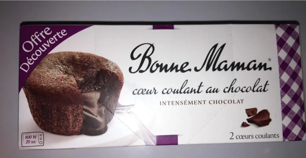 Coeur coulant au chocolat