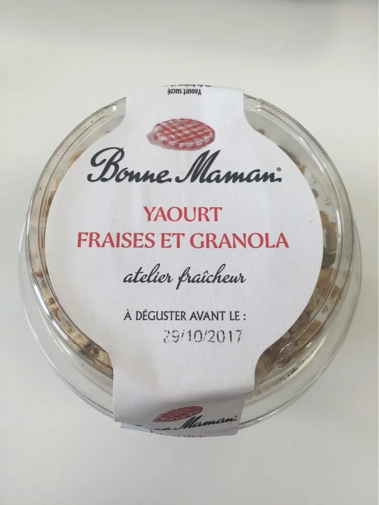 Yaourt Fraises et Granola