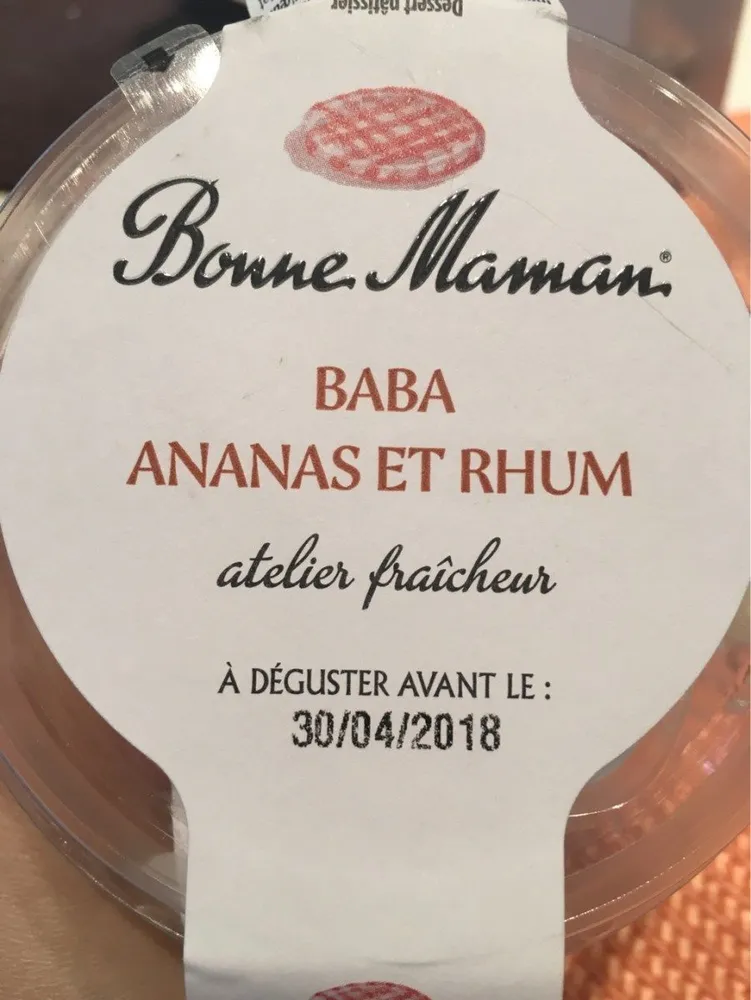 Baba ananas et rhum
