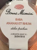 Baba ananas et rhum