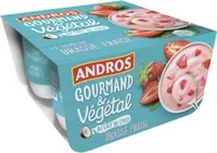 Gourmand & végétal au lait de coco Brassé fraise