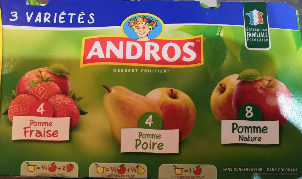 Comptes pomme fraise piire