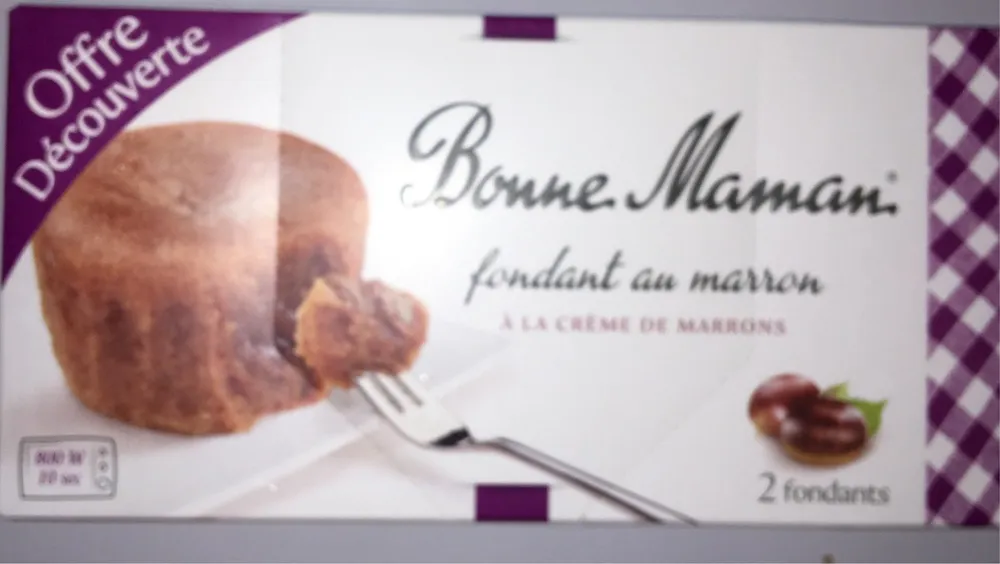 Fondant au marron