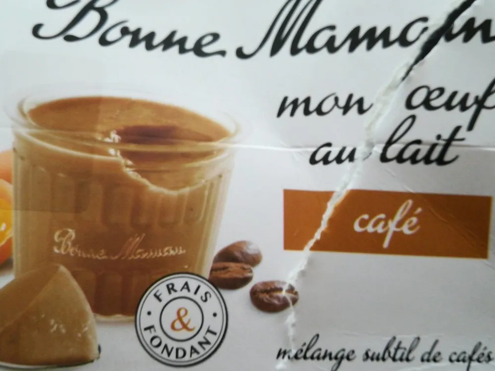 Œuf au lait café