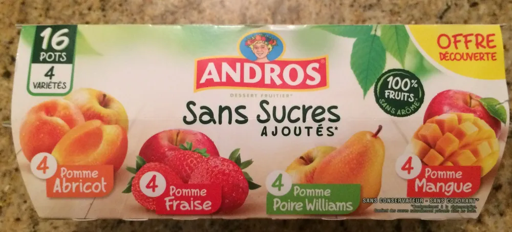 Compote sans sucre ajoutés