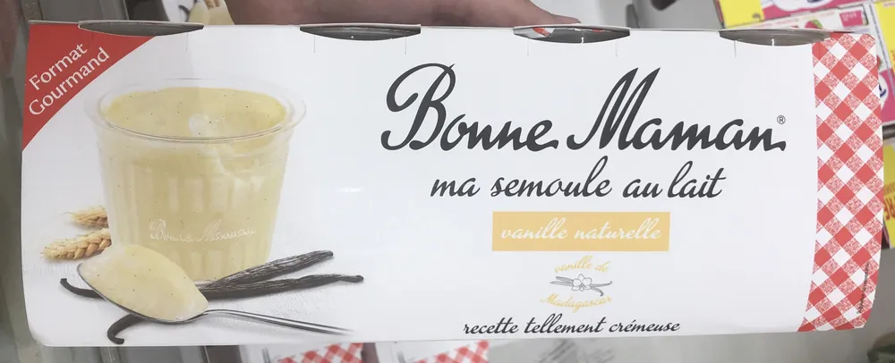 Ma Semoule au lait Vanille naturelle (format gourmand)