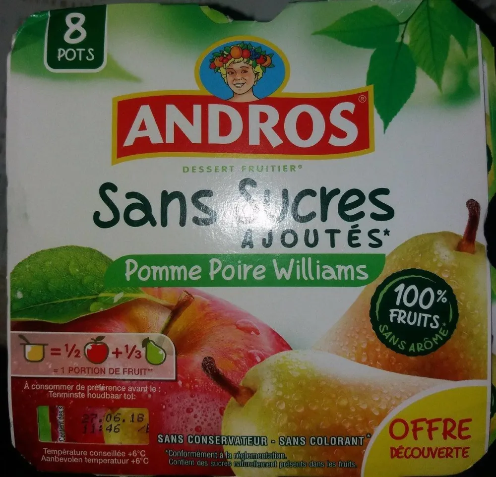 Compote pomme poire