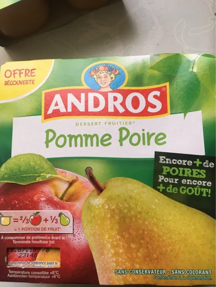 DESSERT FRUITIER* Pomme Poire