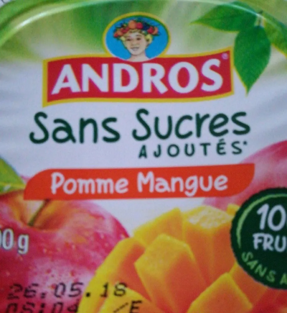 Compote pomme mangue