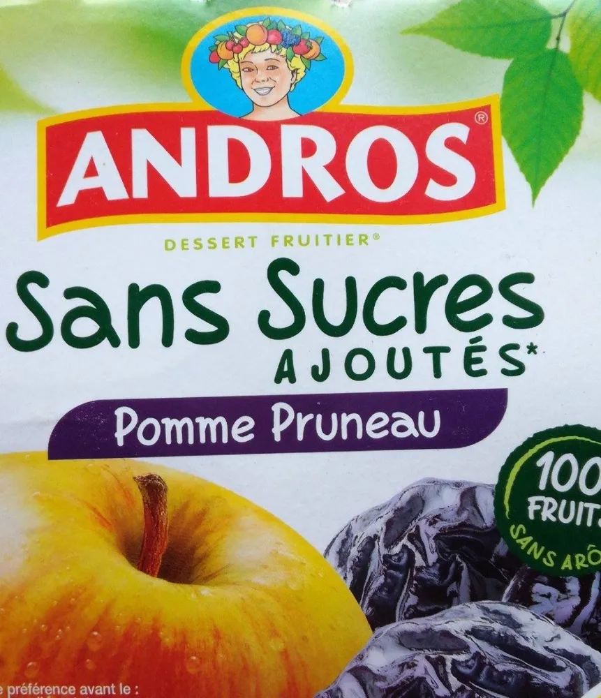 Pomme pruneau sans sucres ajoutés