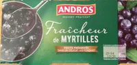 Fraîcheur de myrtilles