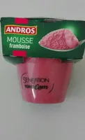 Sensation fondante mousse de framboise