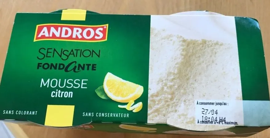 Sensation fondante citron