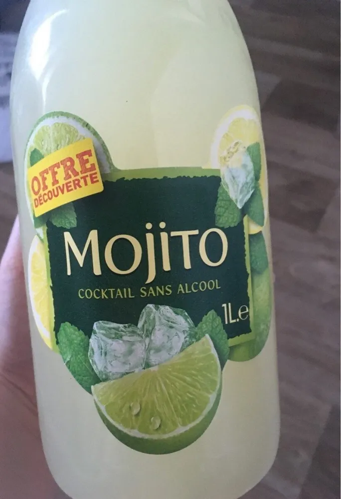 Mojito cocktail sans alcool