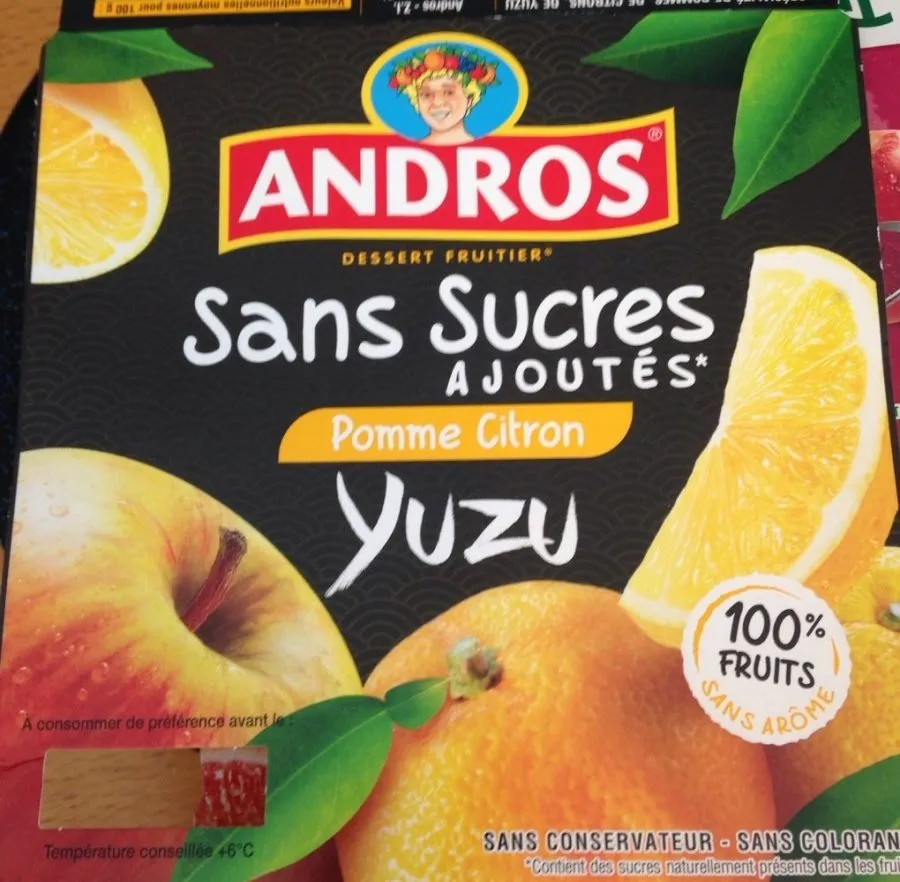 Compote Pomme Yuzu Sans Sucres Ajoutés