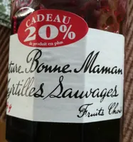 Confiture Myrtilles sauvages