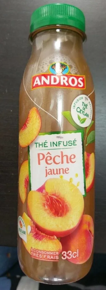 Thé infusé Pêche jaune