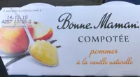 Compotée pommes à la vanille naturelle