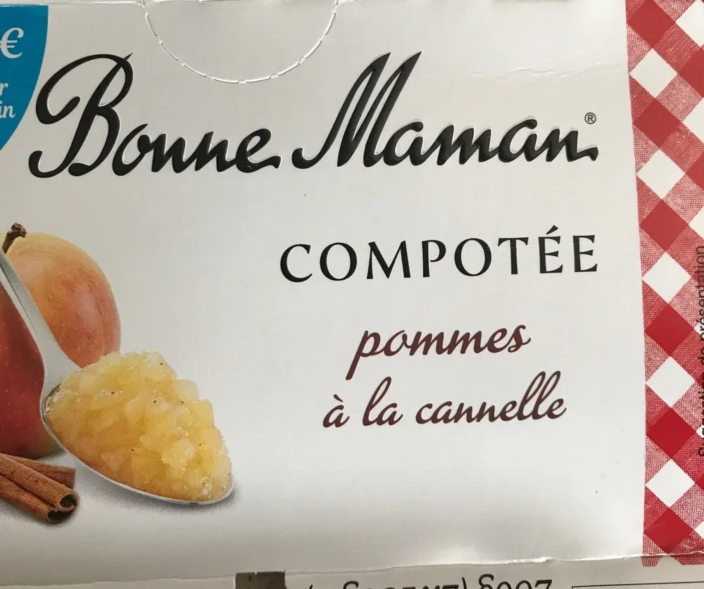 Compotée pommes à la canelle